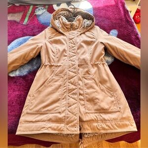 Hollister co faux fur jacket.